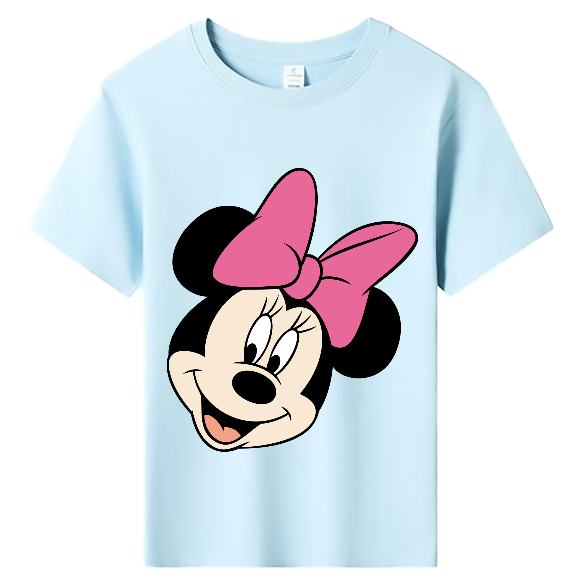 ミッキーマウス Mickey Mouse 綿100％キッズTシャツ（フロントプリント）